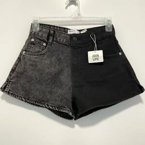 🆕️ Brand new Womens Bershka Two tone denim shorts